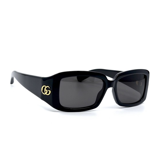GUCCI GG1403S 001 BLACK DARK GREY AUTHENTIC SUNGLASSES - Picture 1 of 15